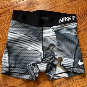 Nike dri-fit pro spandex shorts